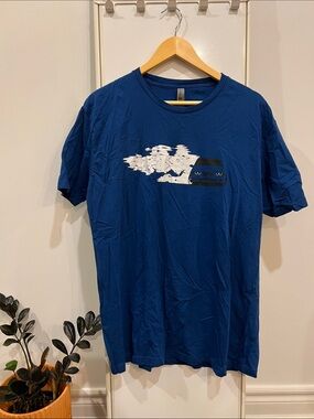 Blue 100% Cotton BMW Graphic Tee XL